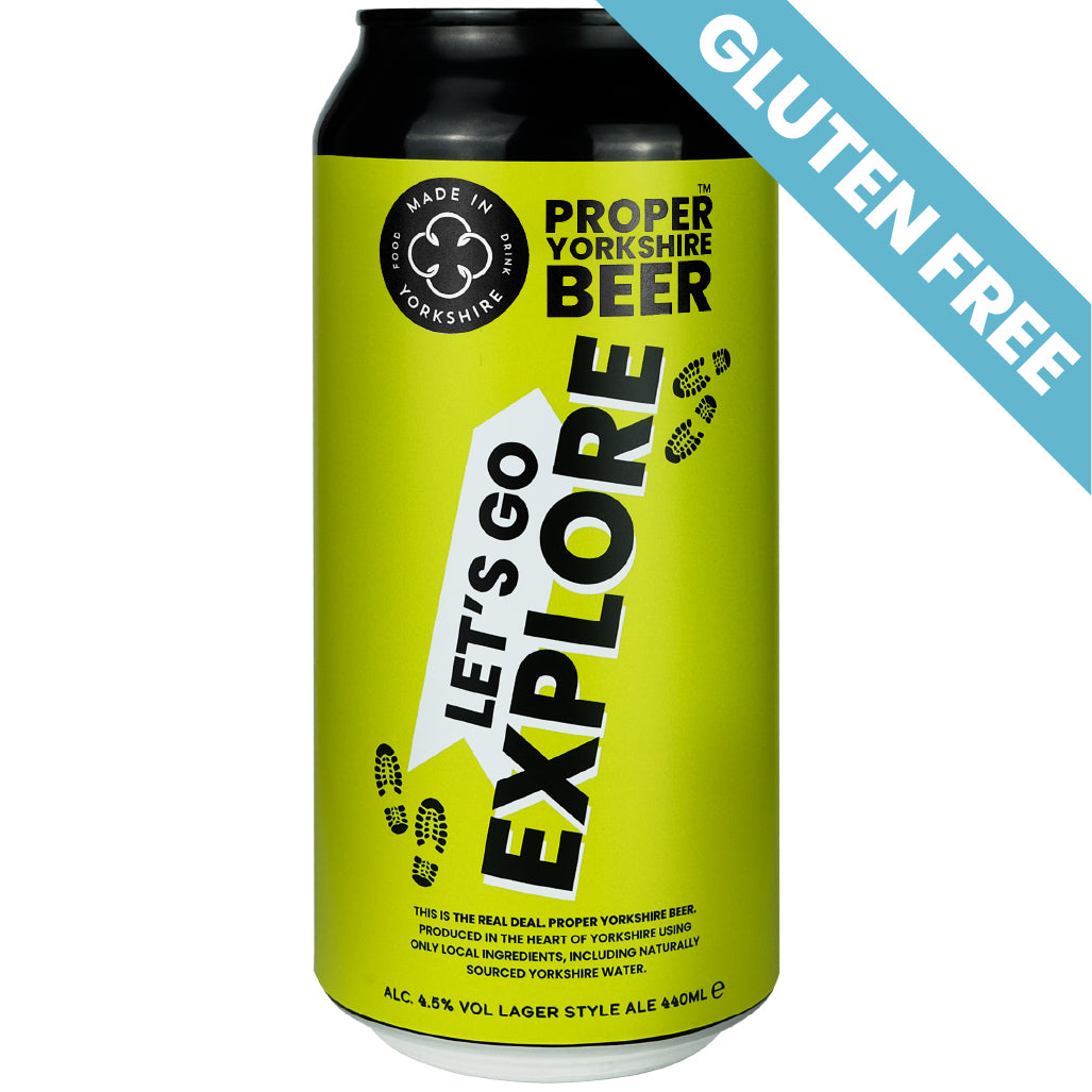 Let's Go Explore - Proper Yorkshire Beer Lager Style Ale