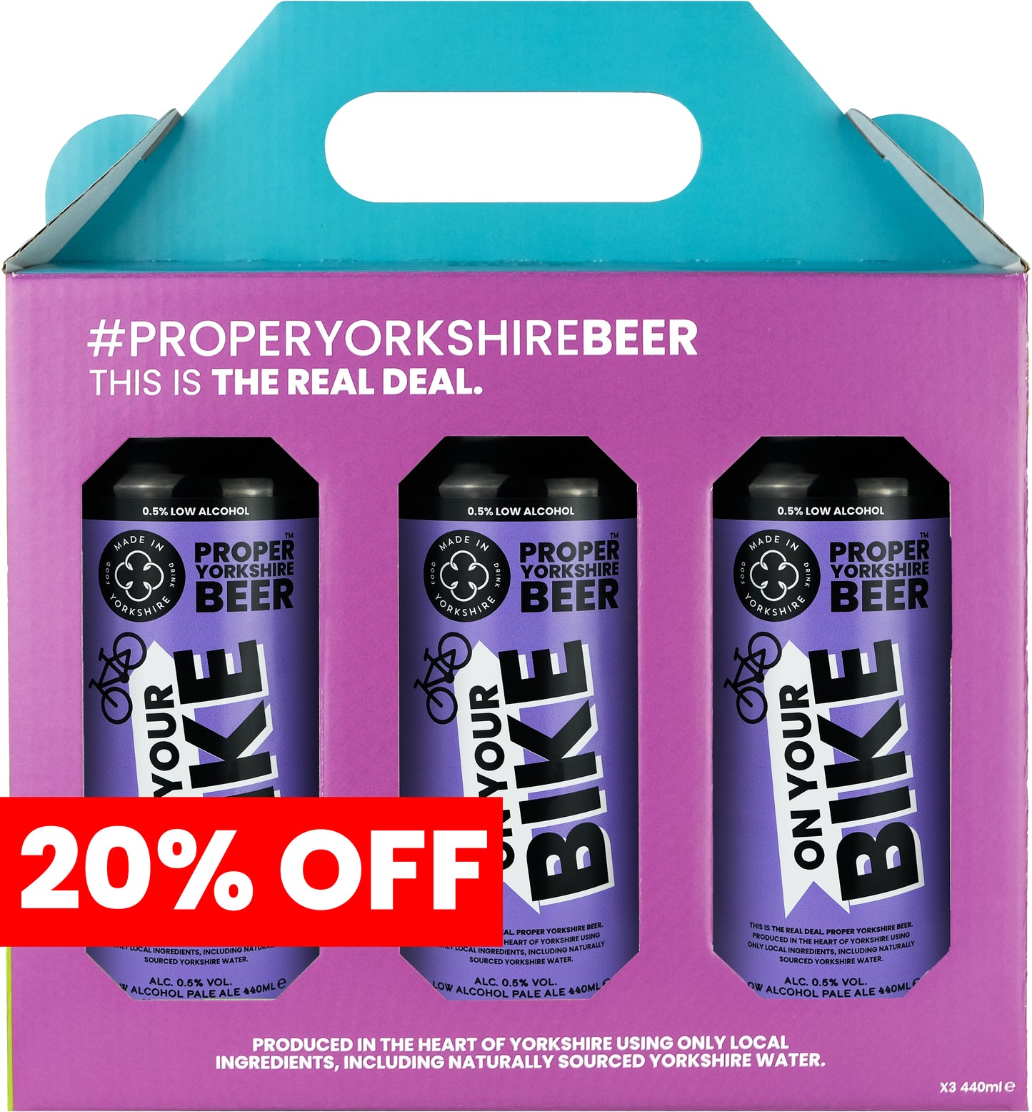 Proper Yorkshire Beer Gift Pack - On Your Bike