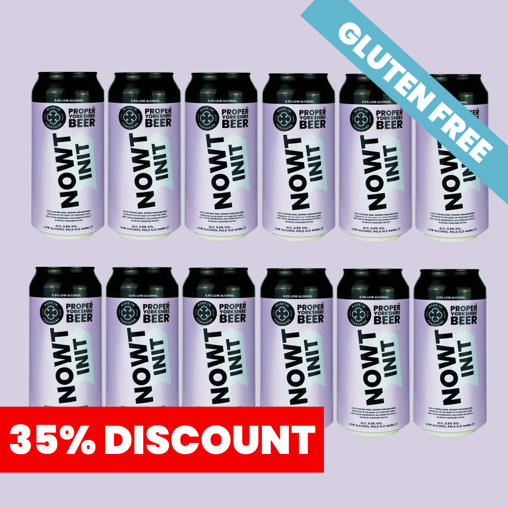 Proper Yorkshire Beer Case Of 12 Nowt Init