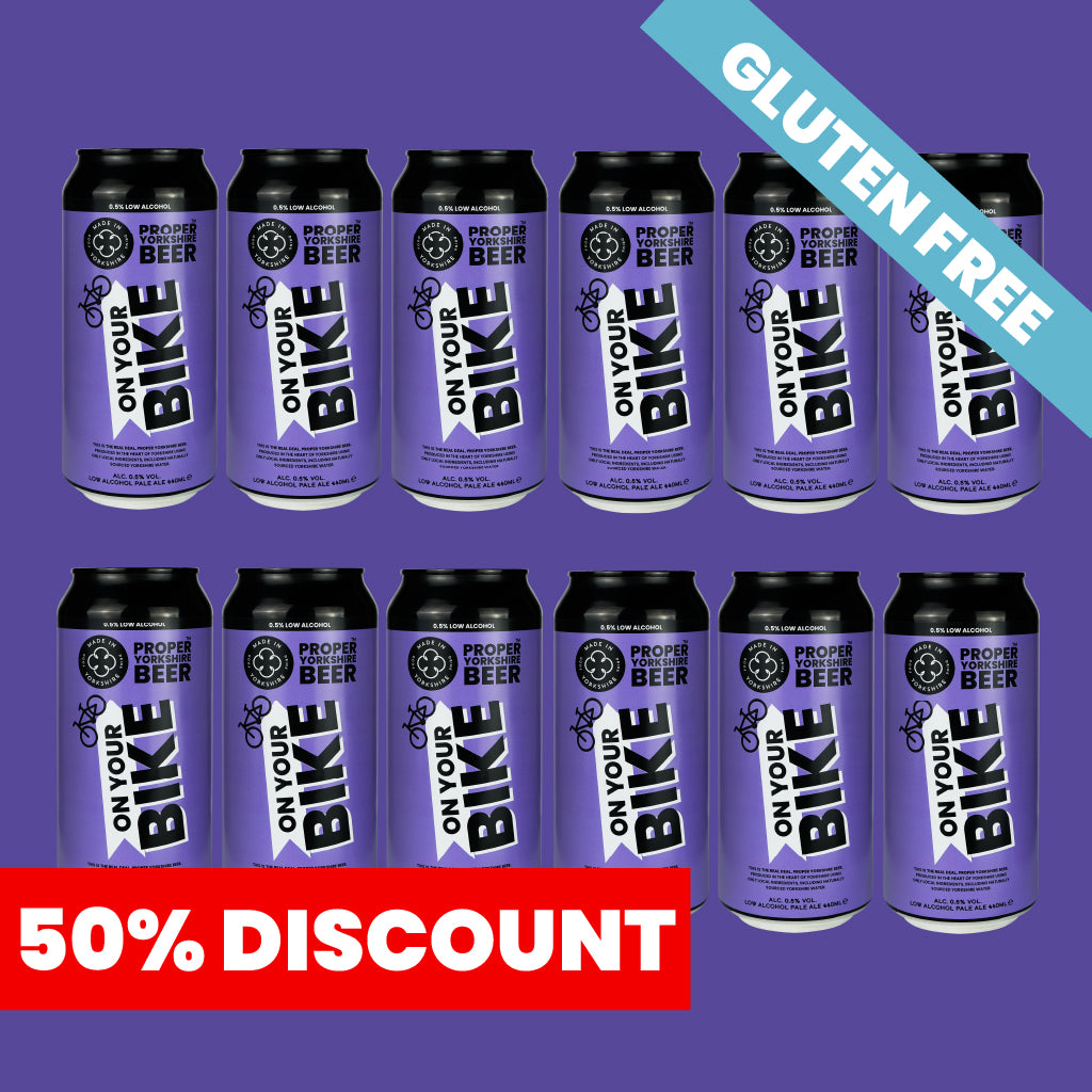 Proper Yorkshire Beer Case Of 12 On Your Bike