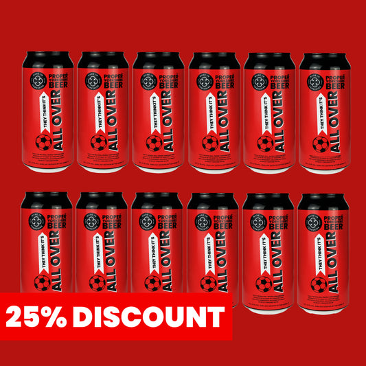 Proper Yorkshire Beer Case Of 12 They Think It's All Over